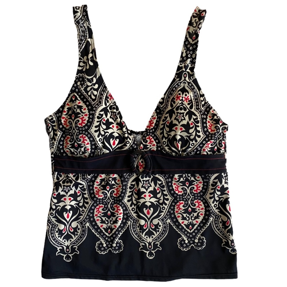 CHRISTINA Tankini Swim Top, adjustable straps, 10